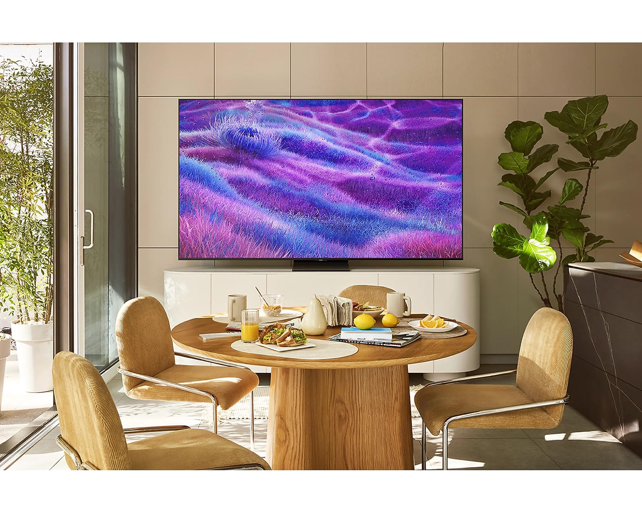 Samsung Neo QLED 4K QN80F Mini LED TV, NQ4 AI Gen2 Processor, Quantum Matrix Technology Slim, Motion Xcelerator 144hz, Airslim Design, 163 Cm, 65 Inch
