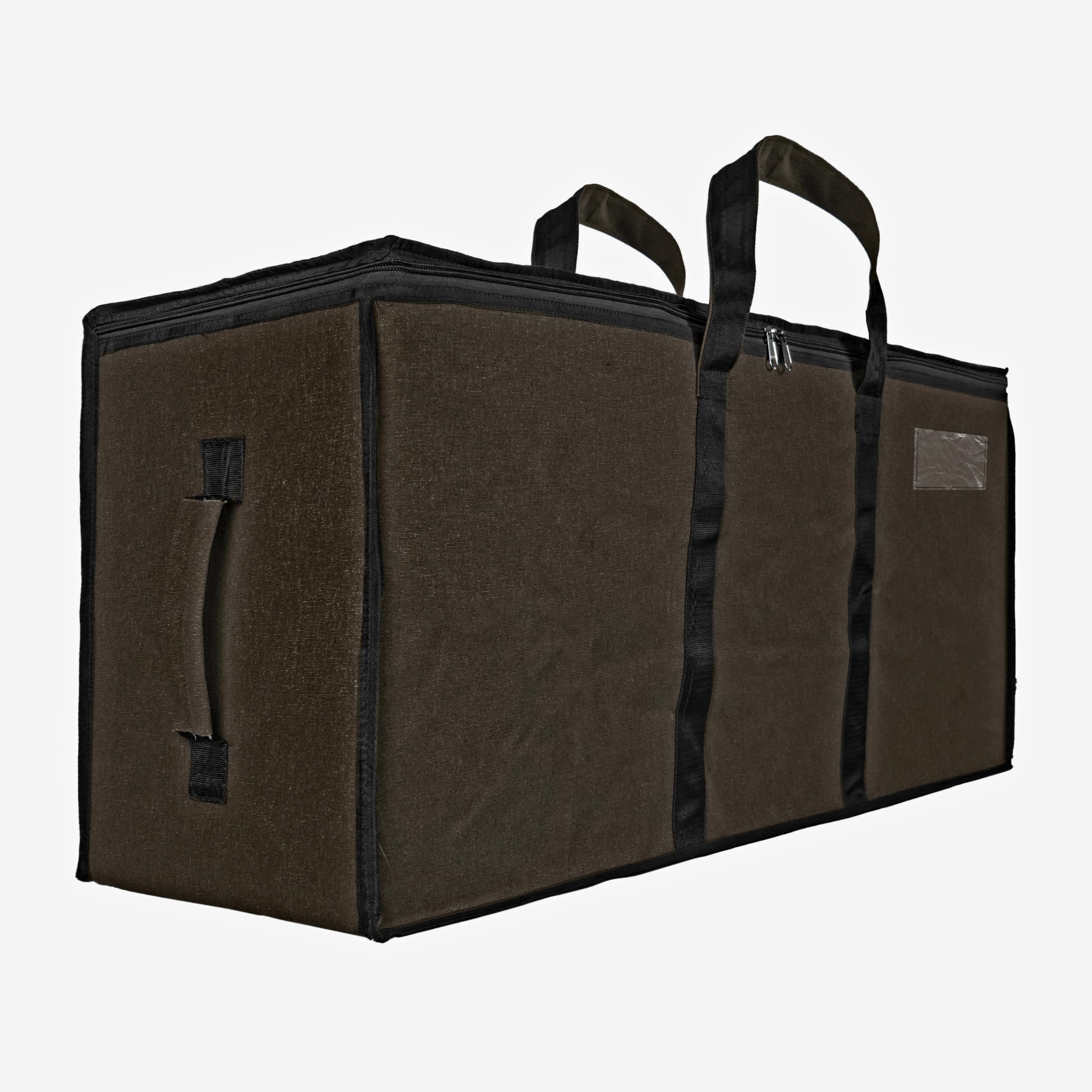 Storite Multi-Purpose Heavy Duty Moisture Proof 90 Litres Canvas Super-Size Jumbo Underbed Storage Bag/Toys/Blankets/Stationery Paper/Clothes Storage Bag (87x38x26 cm), Brown (B0CRKLJVGK) Amazon Price History, Amazon Price Tracker
