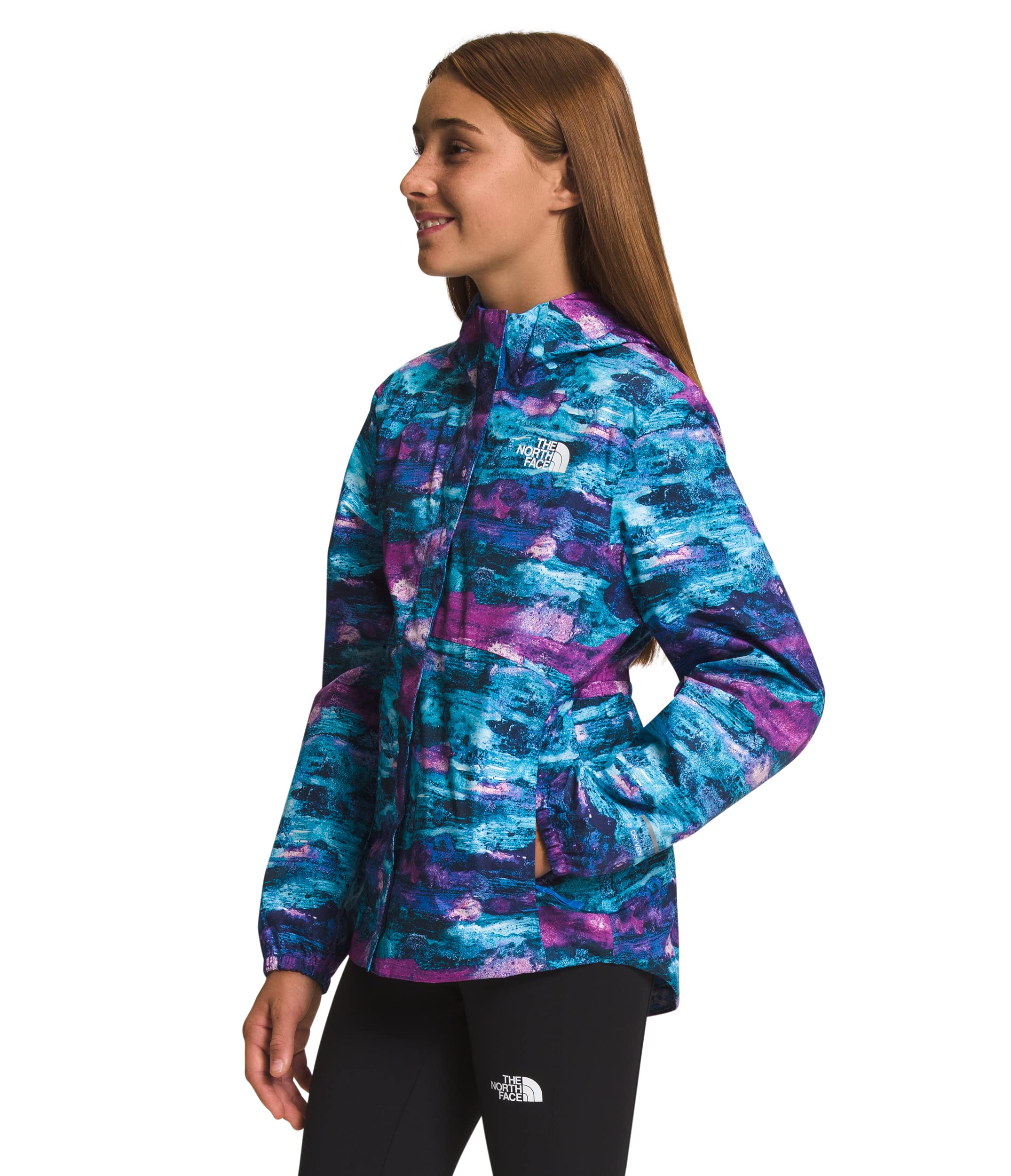 THE NORTH FACE Girls' Antora Waterproof Rain Jacket, Purple