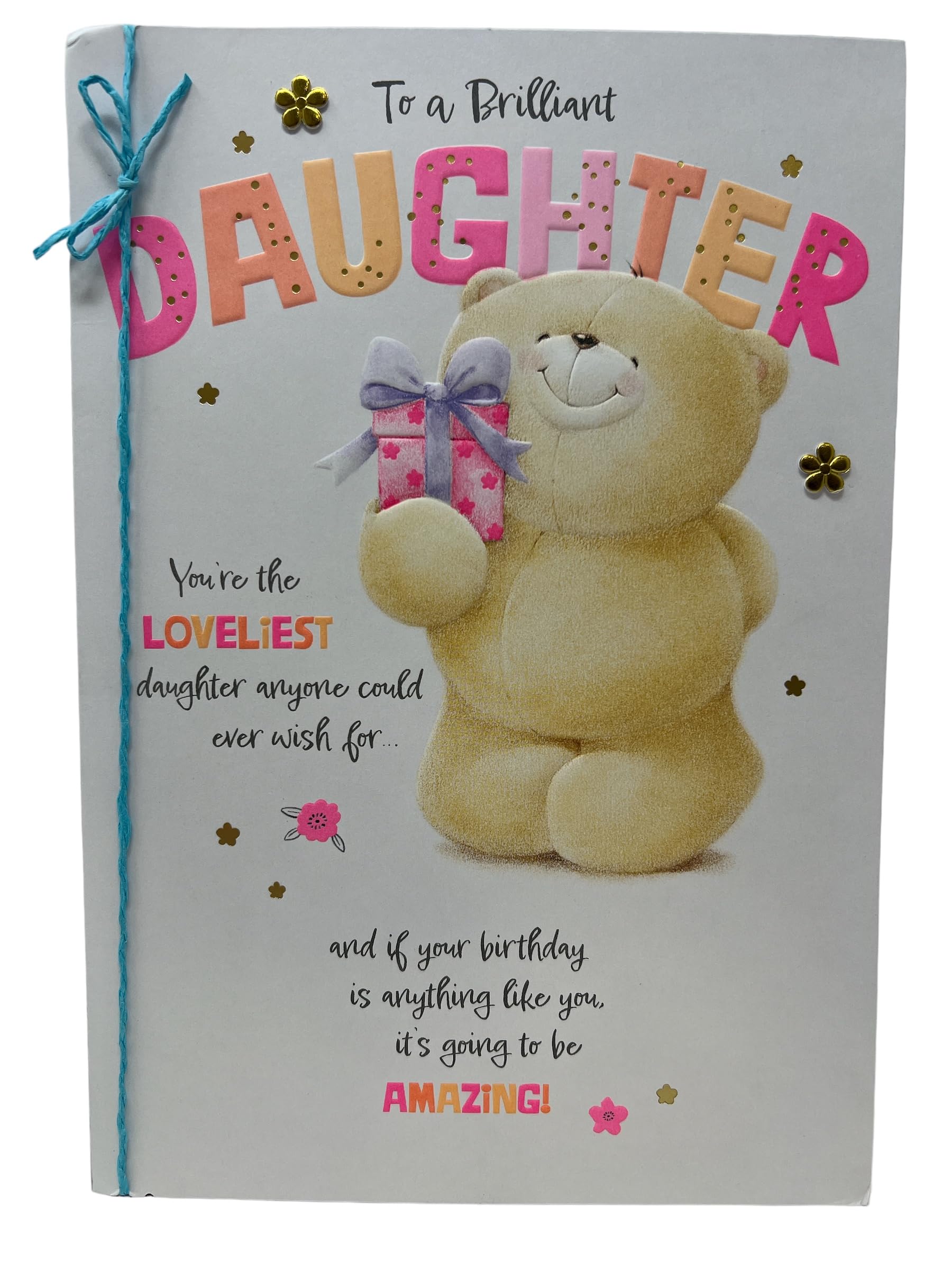 Hallmark BRILLIANT DAUGHTER BIRTHDAY CARD FOREVER FRIENDS LARGE