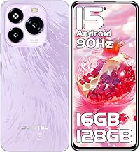 OUKITEL C65 Android 15 Mobile Phone Without Contract, 16GB + 128GB/1TB Smartphone Without Contract, 6.7 Inch HD+ 90Hz Mobile Phone Cheap, 50MP + 8MP, 5150mAh Simlock-free Mobile Phones, Dual SIM 3