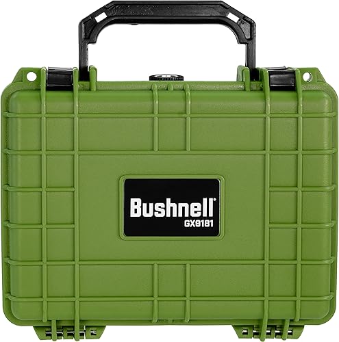 Miniatura 4 de Bushnell Estuche rígido compacto impermeable de 9 pulgadas para binoculares, óptica, equipos, a prueba de golpes y listo para TSA (verde OD)