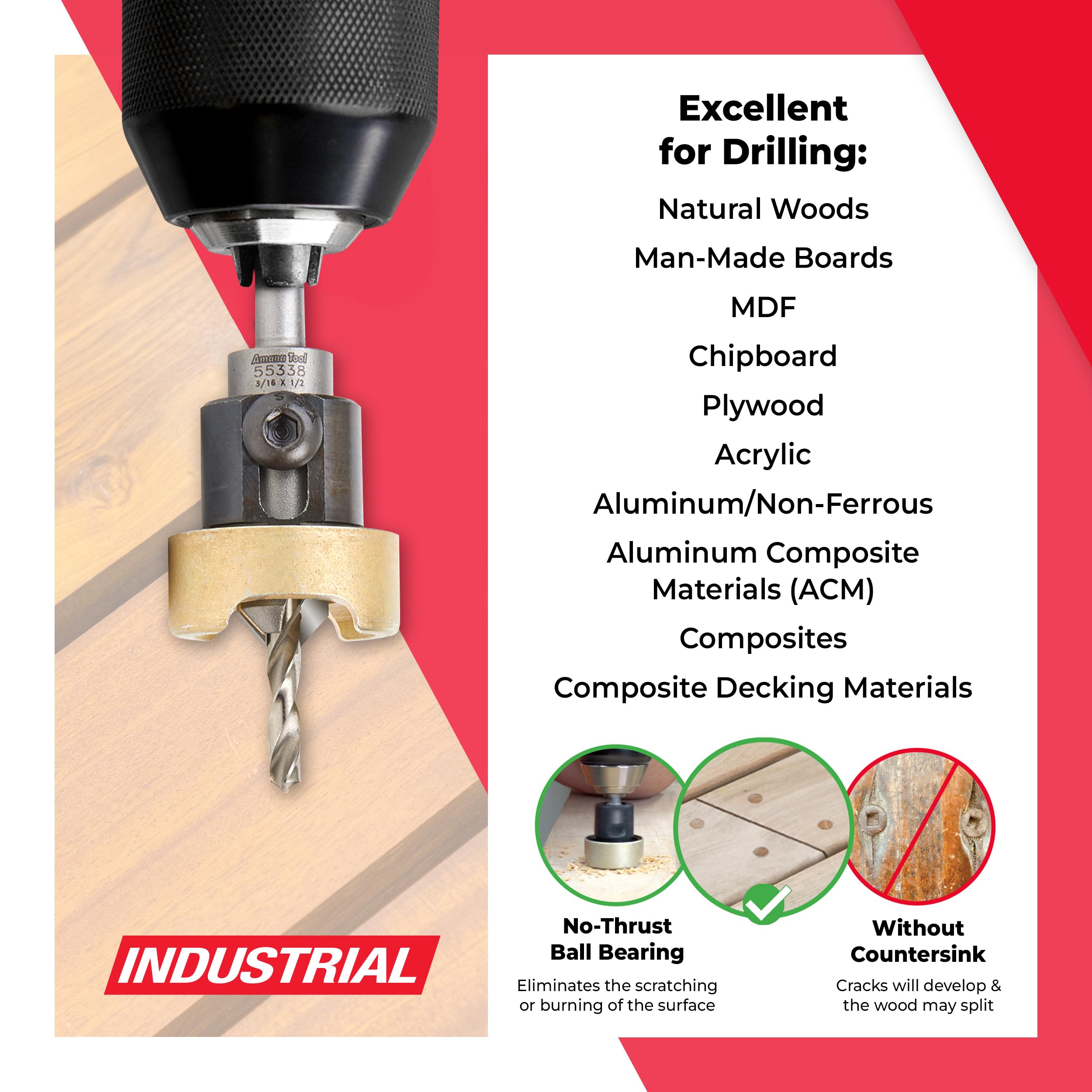 Amana Tool 55338 Herramientas de corte Amana