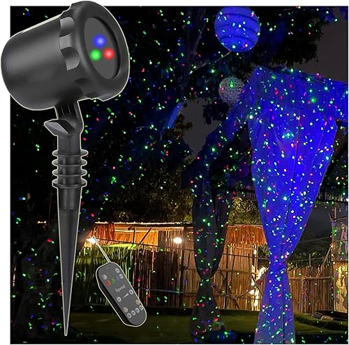 LedMall Proyector de luces de jardín de Navidad con láser de luciérnaga