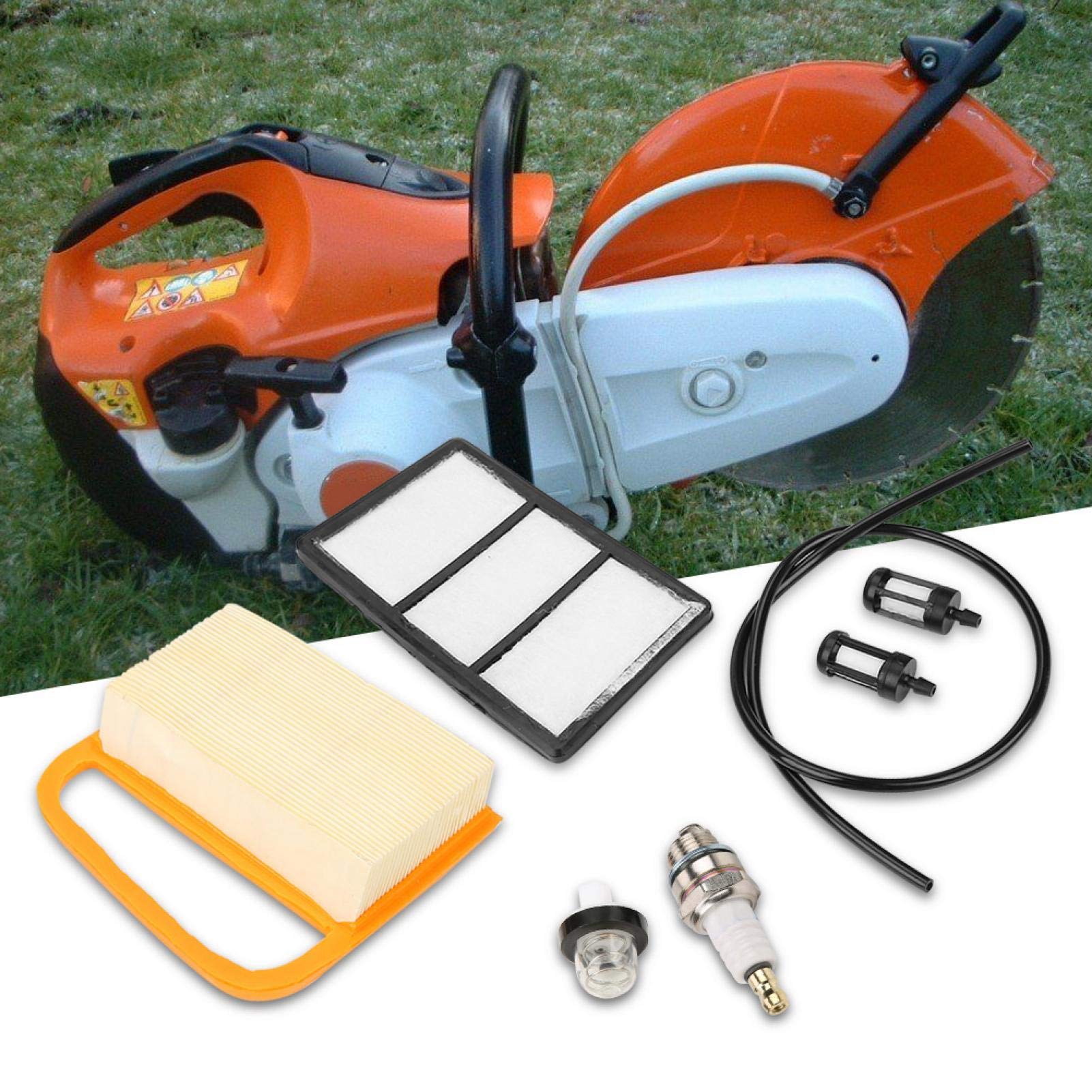 Air Filter Tune Up Kit Service Kit Air Filter Primer Bulb & Plug for TS410 TS420 Replacement Parts Cut Off Saw