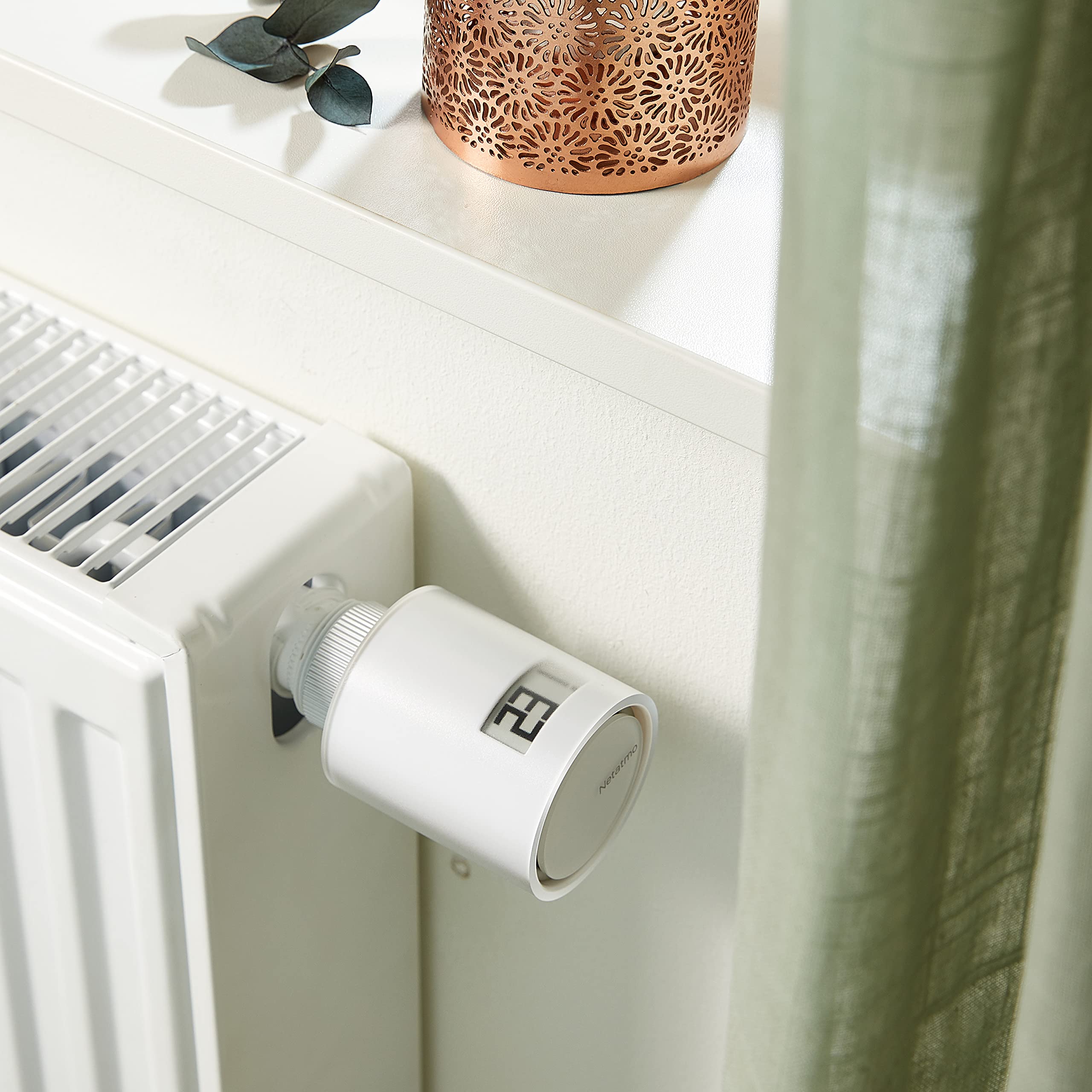 Netatmo zusaetzlicher Smarter – Termostato per radiatore, 1 pezzi, NAV di De