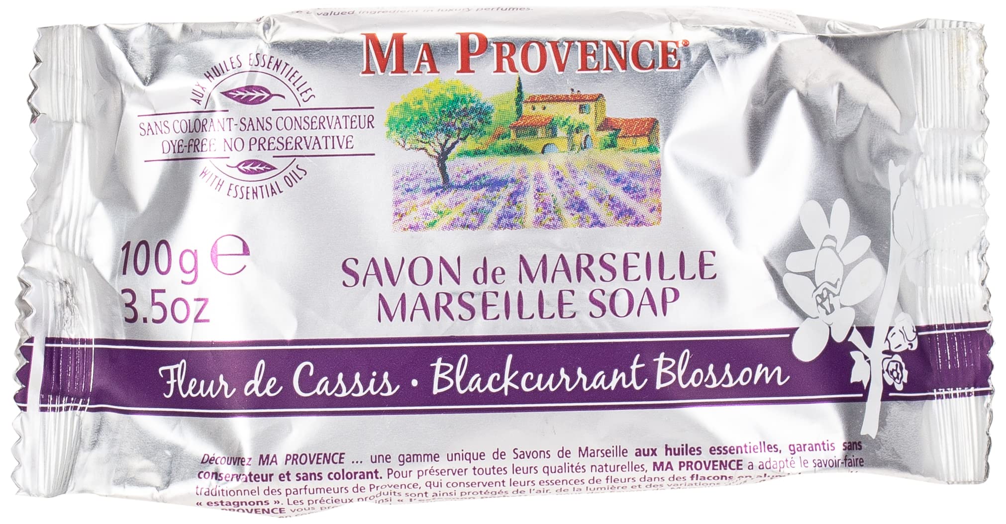 MA PROVENCESoap Bar Blackcurrant Blossom, 100G