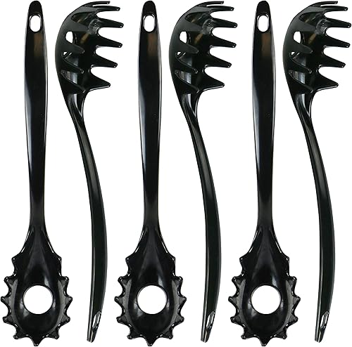 Reston Lloyd - Cuchara de espagueti, tenedor con mango ergonómico, resistente al calor, libre de BPA, utensilio de melamina de 11.5 pulgadas, color