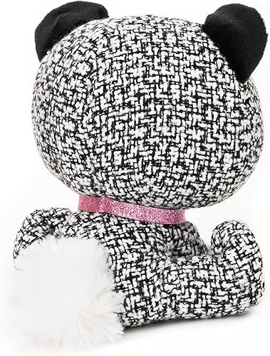 Miniatura 10 de GUND - Peluches P.Lushes de moda de diseñador, perrita Cala Bassethound de felpa suave, diseño rosa y negro, 6 pulgadas