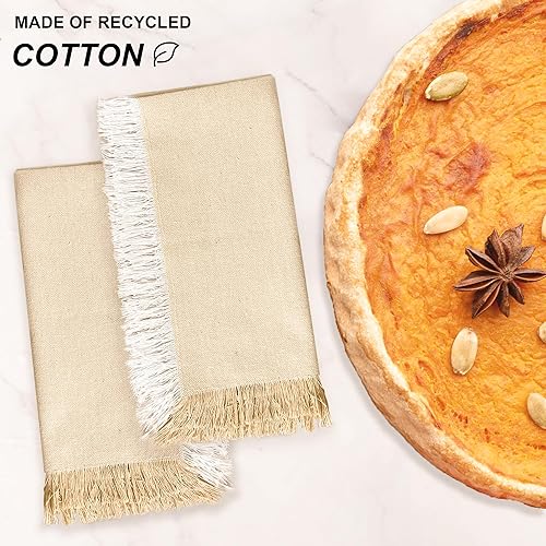 Miniatura 5 de CHARDIN HOME Servilletas clásicas de color negro 18 x 18 pulgadas juego de 12 servilletas de tela para uso diario algodón reciclado también