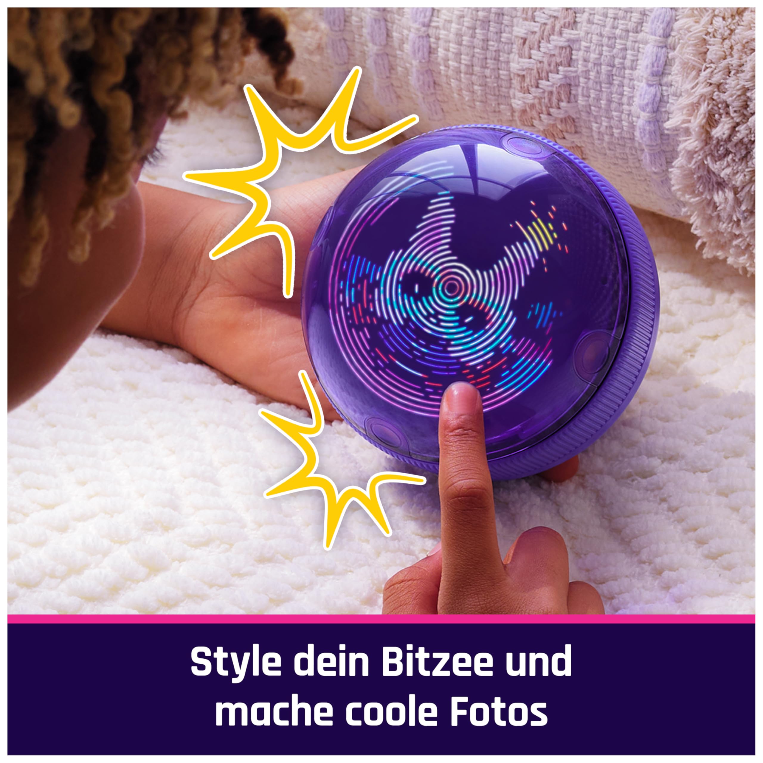 Bitzee Hamsterball – Interaktives Spielzeug mit über 20 virtuellen Hamstern, das Digitale Haustier reagiert auf Berührung und Bewegung, für Kinder ab 5 Jahren