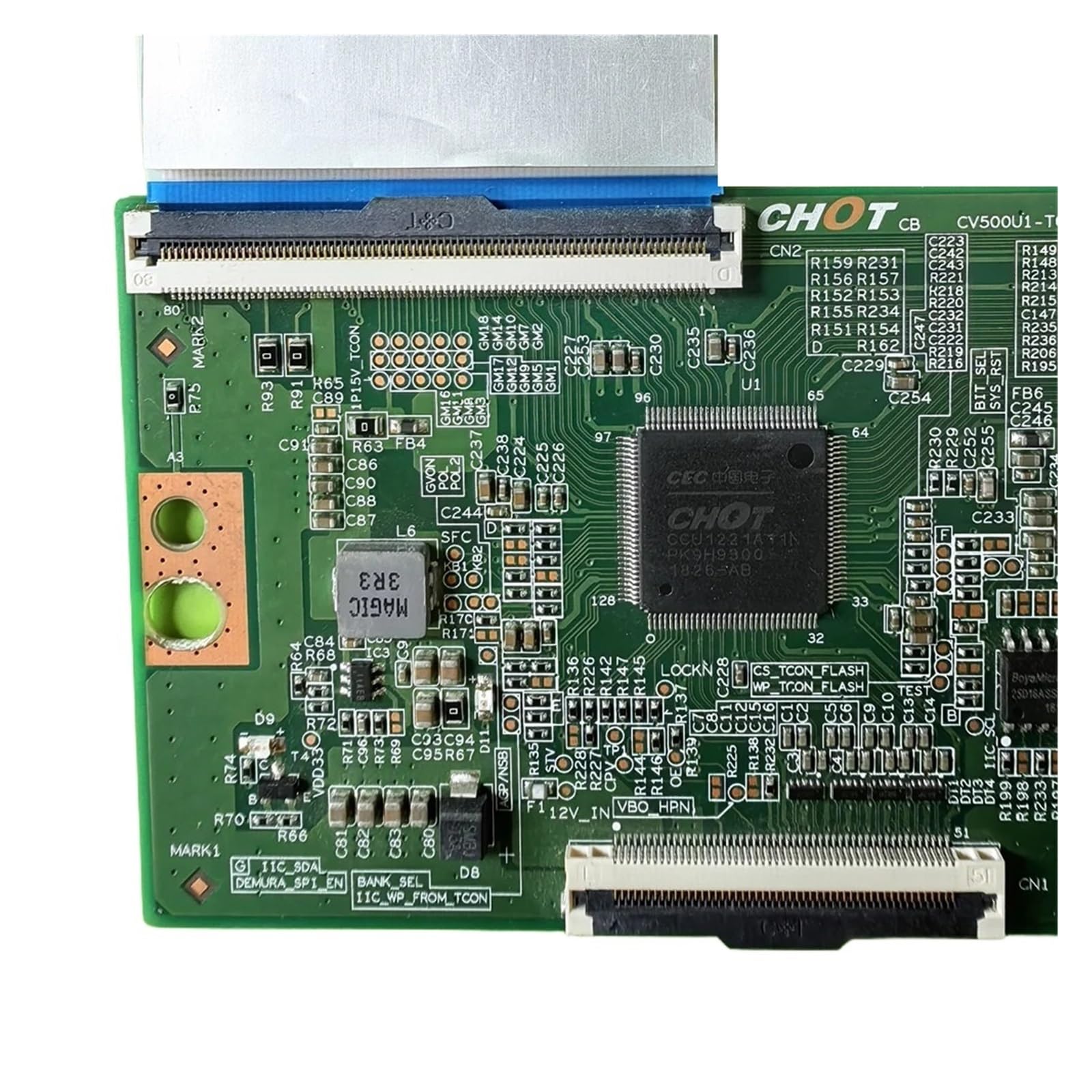 Carte T-Con Pour TV Philips 50PUS6554/12 (référence CV500U2-T01-CB-1) - Occasion Fonctionnelle