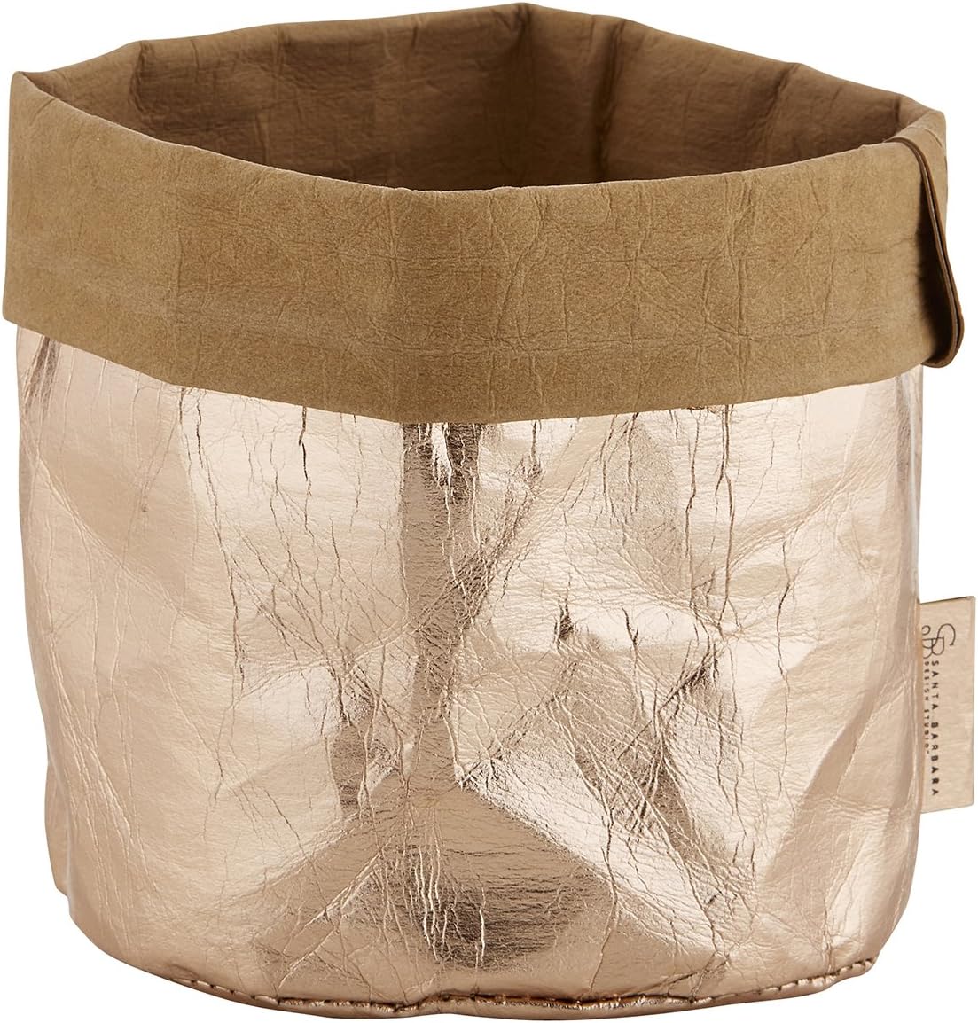 SB Design Studio D1855 Table Sugar Washable Paper Holder 4.5 x 4.5-Inches Rose Gold