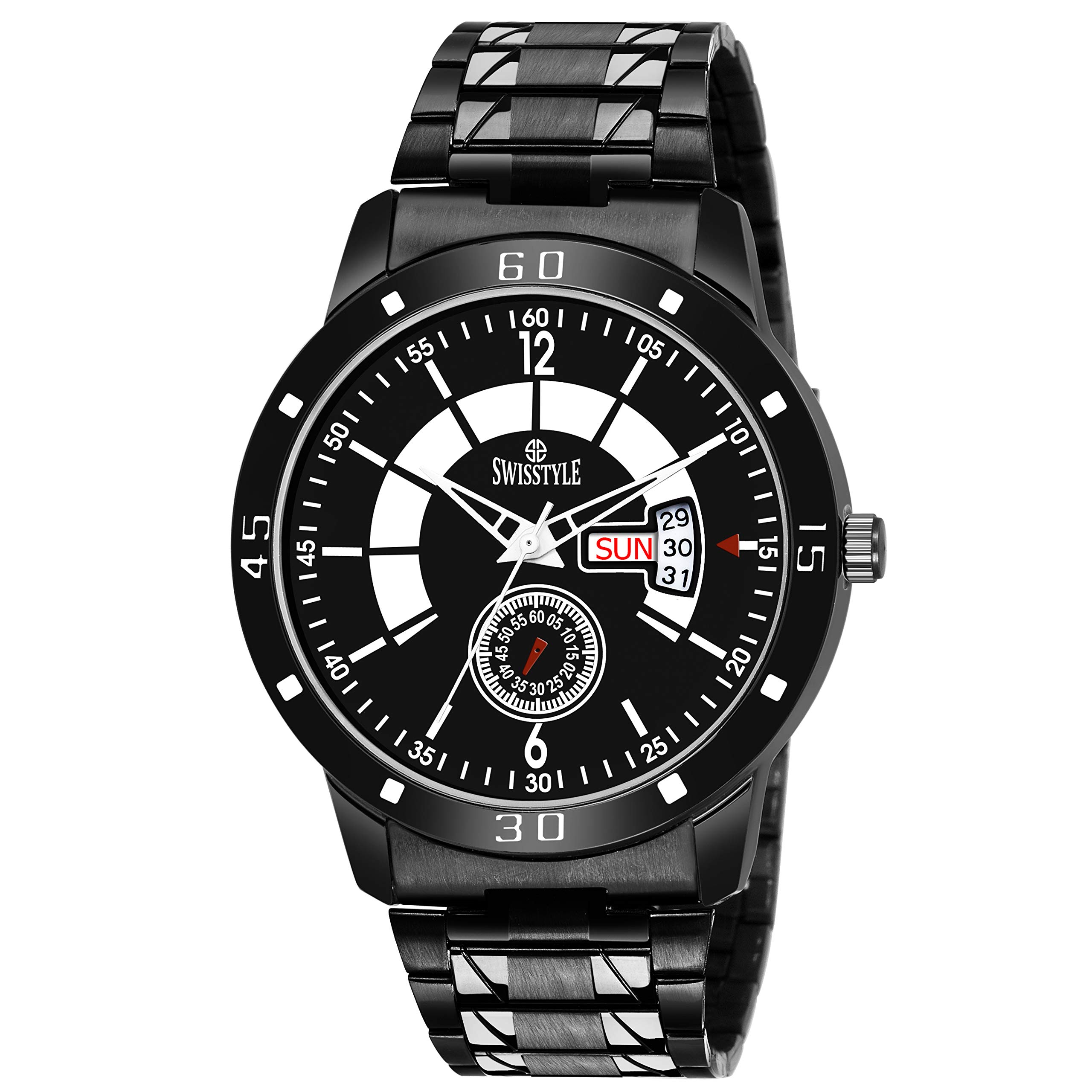 SWISSTYLE Day and Date Display Mens Analog Watch-SS-GR922-BLK-CH (B07X8XKTHC) Amazon Price History, Amazon Price Tracker