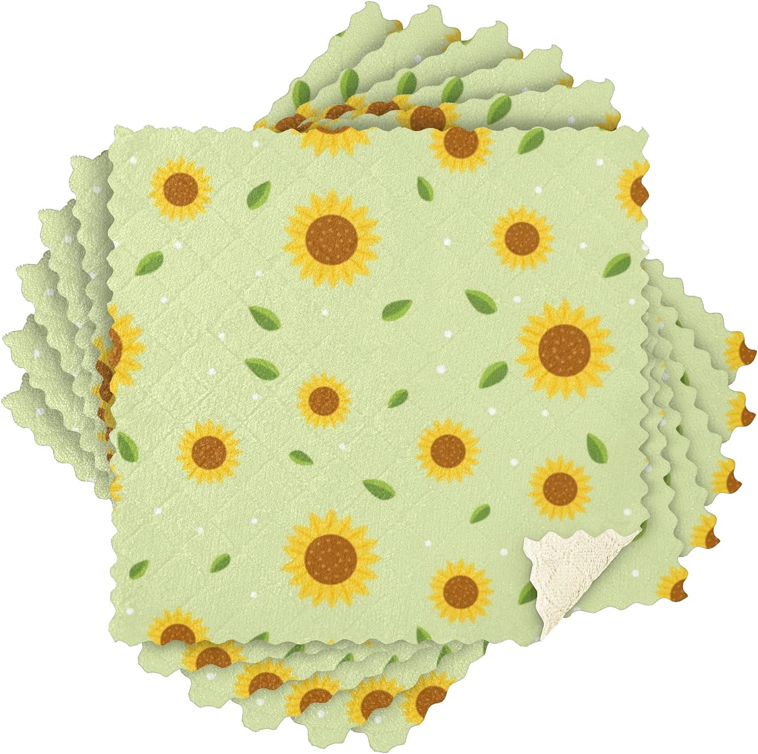 Gorira 雑巾 クロス ふきん 向日葵 緑 花柄 タオル 吸水タオル カウンタークロス 速乾 強吸水性 強通気性 掃除用クロス 6枚セット 洗車雑巾 食器用 台拭き用 家庭用 業務用 国内外の人気集結 Gorira 雑巾 クロス ふきん 向日葵 緑 花柄 タオル 吸水タオル カウンタークロス 速乾 強吸水性 強通気性 掃除用クロス 6枚セット 洗車雑巾 食器用 台拭き用 家庭用 業務用 国内外の人気集結