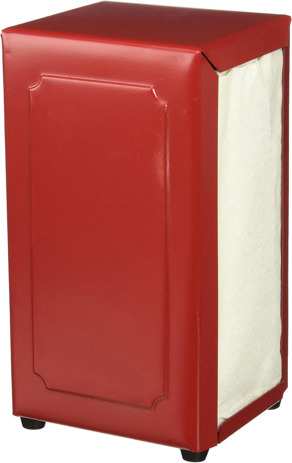 TableCraft BBQ2211 BBQ Steel 8Inch Napkin Holder, Small, Red Napkin Holders Home
