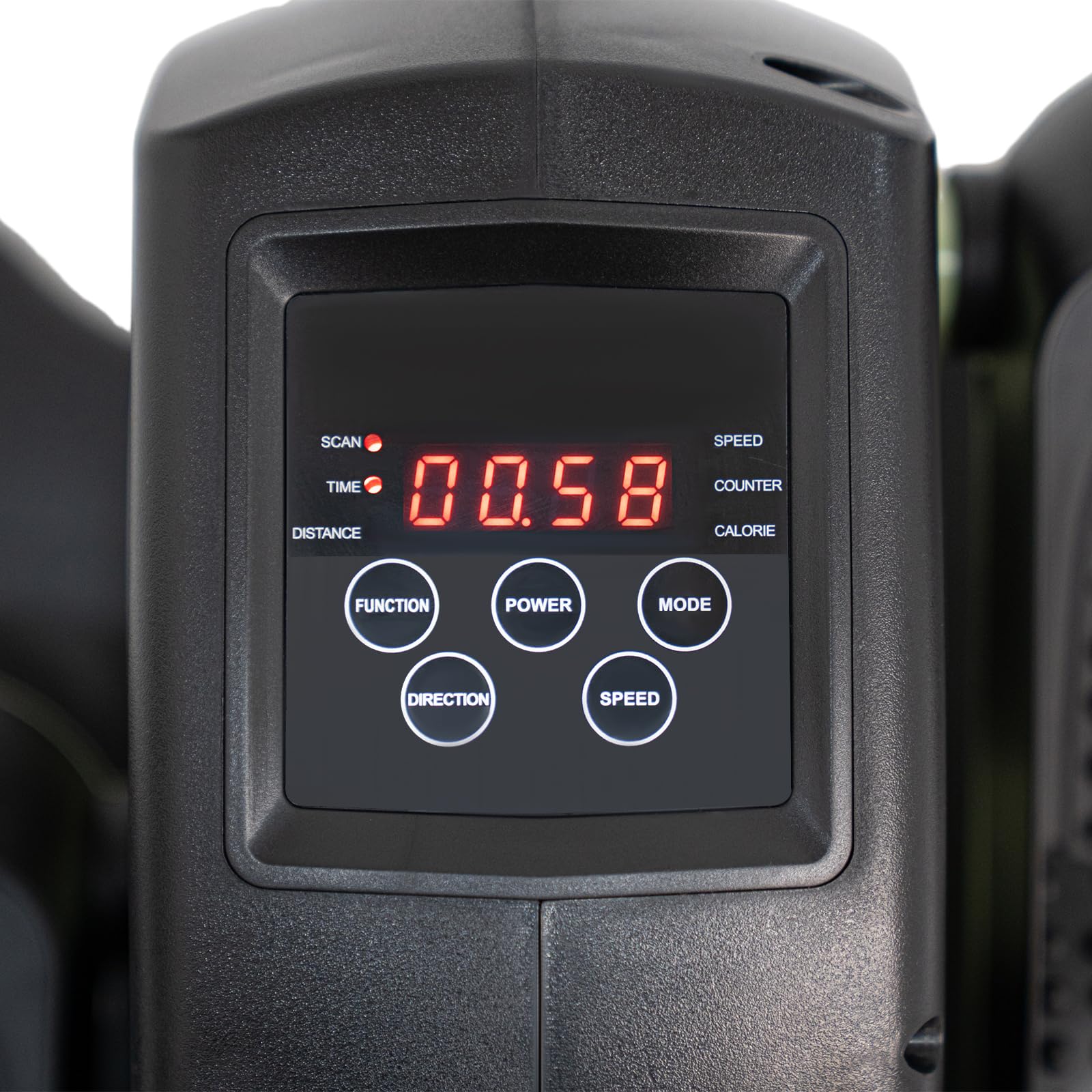 Elektryczny trenażer eliptyczny z 5 prędkościami i 3 trybami regulacji, mini orbitrek elektryczny z ekranem LCD, tracker fitness, pod biurkiem, eliptyczna maszyna z pilotem zdalnego sterowania