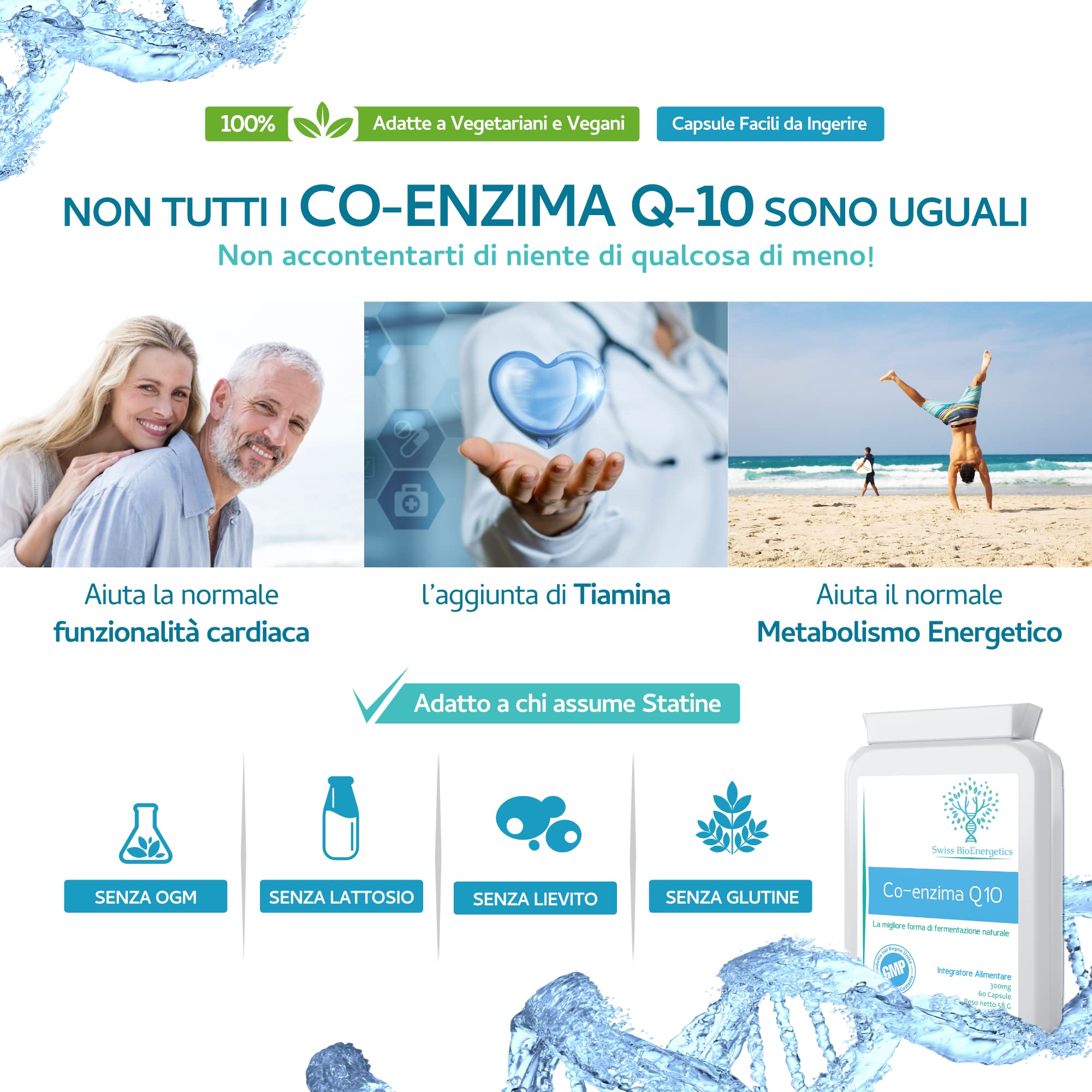 Co Enzyme Q10 CoQ10 300 mg 60 capsule - Superior Naturally Trans Trans Form