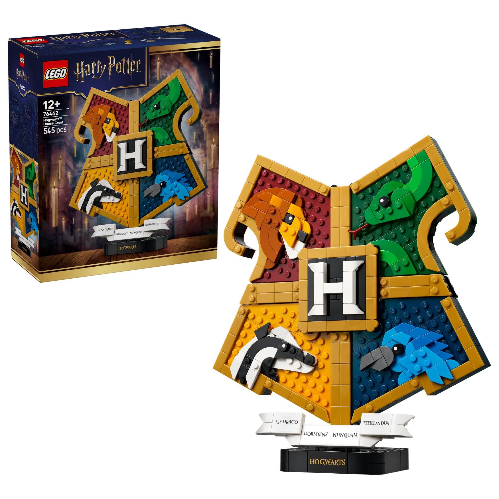 LEGO® Harry Potter™ Hogwarts™ House Crest Building Toy - Display on Stand as Room Decor - 76462-image-46
