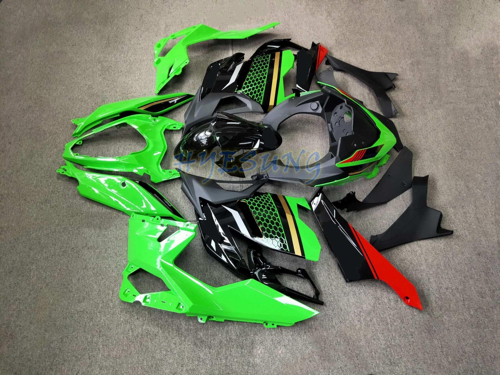 Amazon | HYESUNG バイク外装 適合車種NINJA250/400 2018-2023用 社外