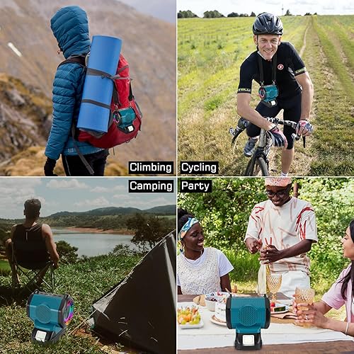 Miniatura 7 de YEX-BUR Altavoz inalámbrico portátil para Makita batería de 18 V inalámbrico ligero altavoz al aire libre pequeño para lugares de trabajo viaje