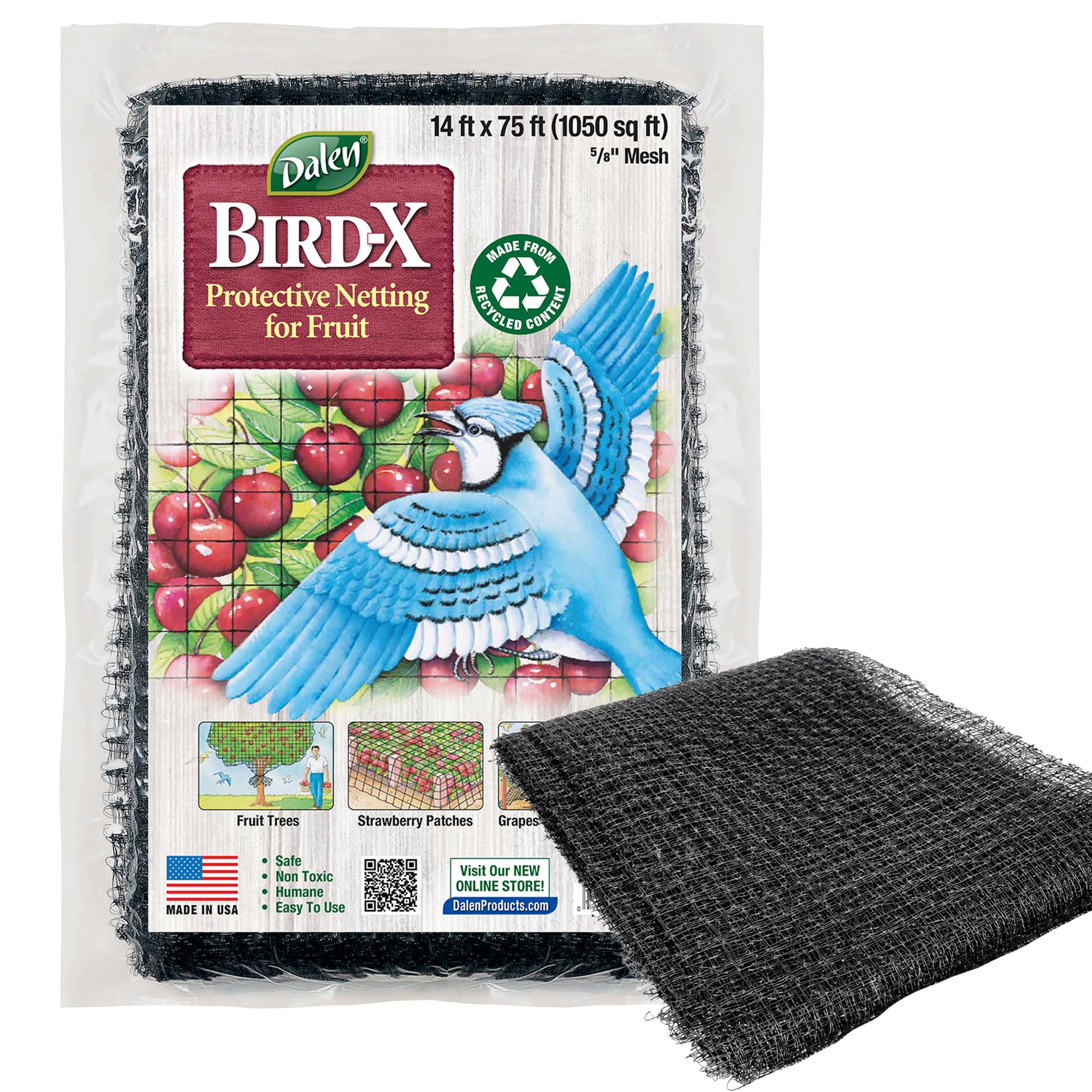 Amazon.com : Dalen Bird-X Protective Mesh Netting for Fruit Trees
