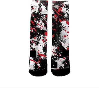 HoopSwagg Brand Athletic Socks Sneaker Art