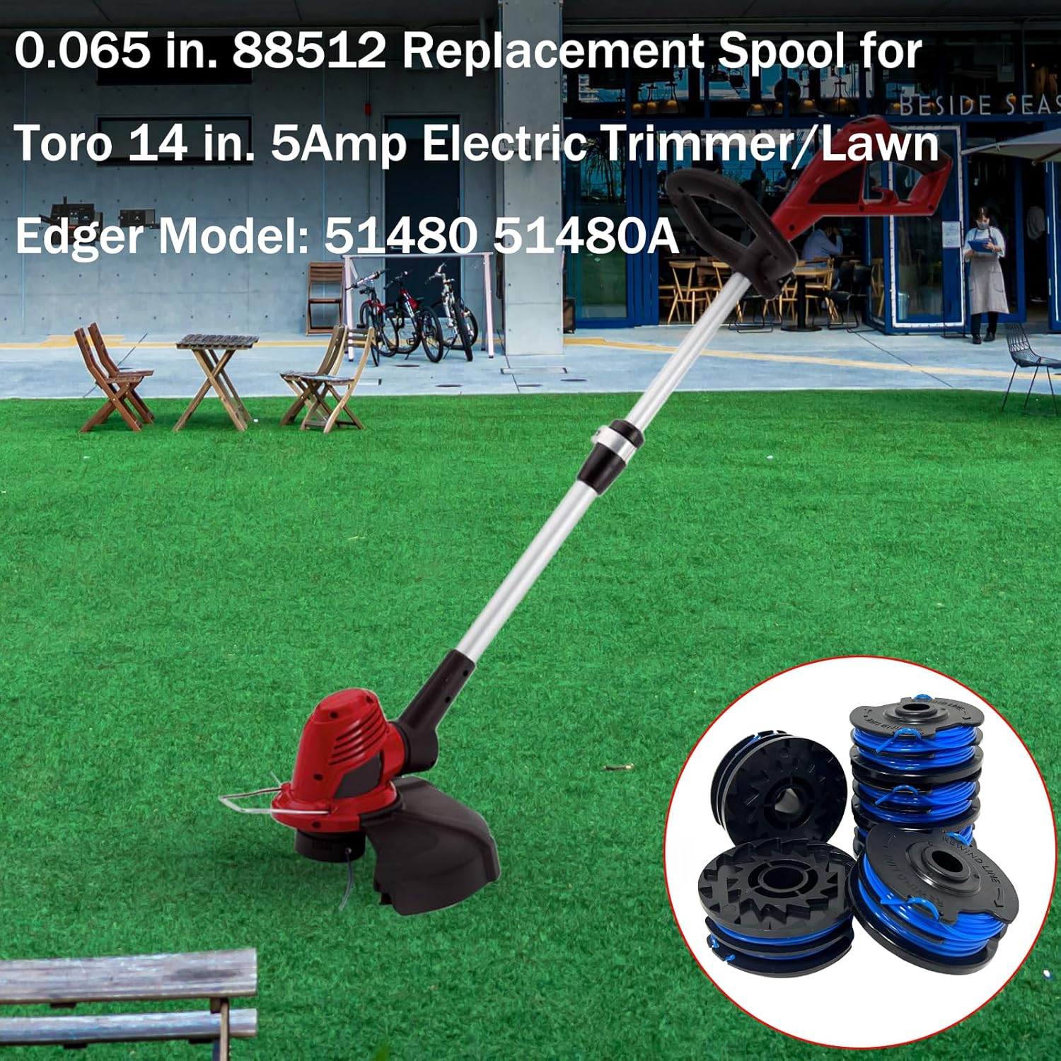6PC 88512 Dual Trimmer Line Spool view 7