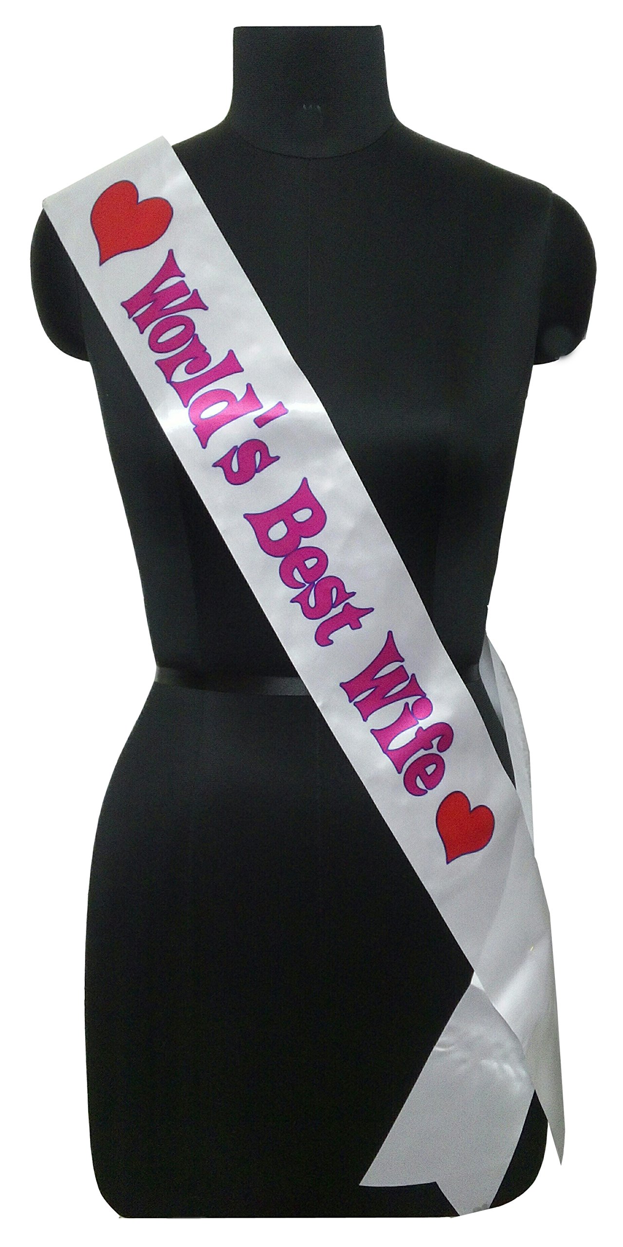 Atpata Funky Funky Worlds Best Wife Sash by Joy Cart (B01B7UDASA) Amazon Price History, Amazon Price Tracker