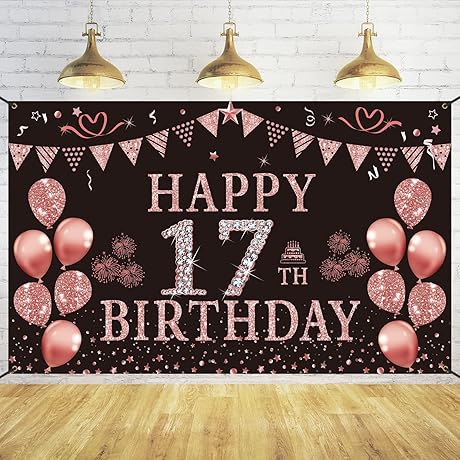 Trgowaul: Exuberant 17th Birthday Decorations for Joyous Celebrations