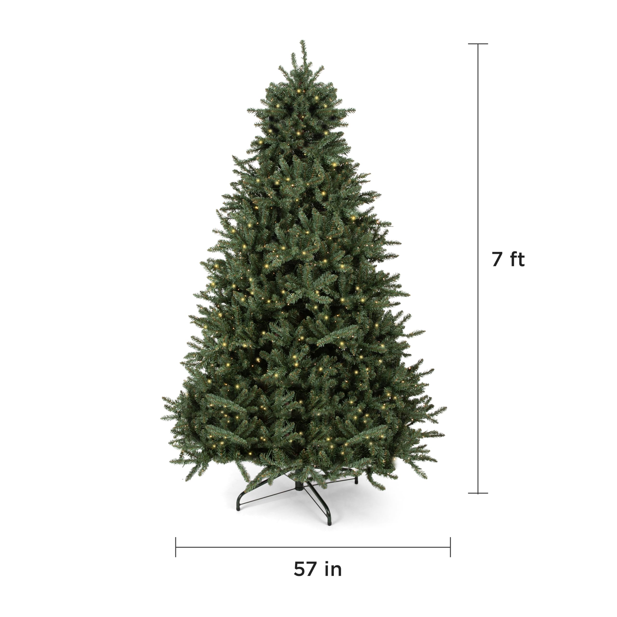 ✳︎new arrival✳︎christmastreeクリスマスツリー⑦ Puleo International 7.5 ft. Prelit Flocked Princess Spruce