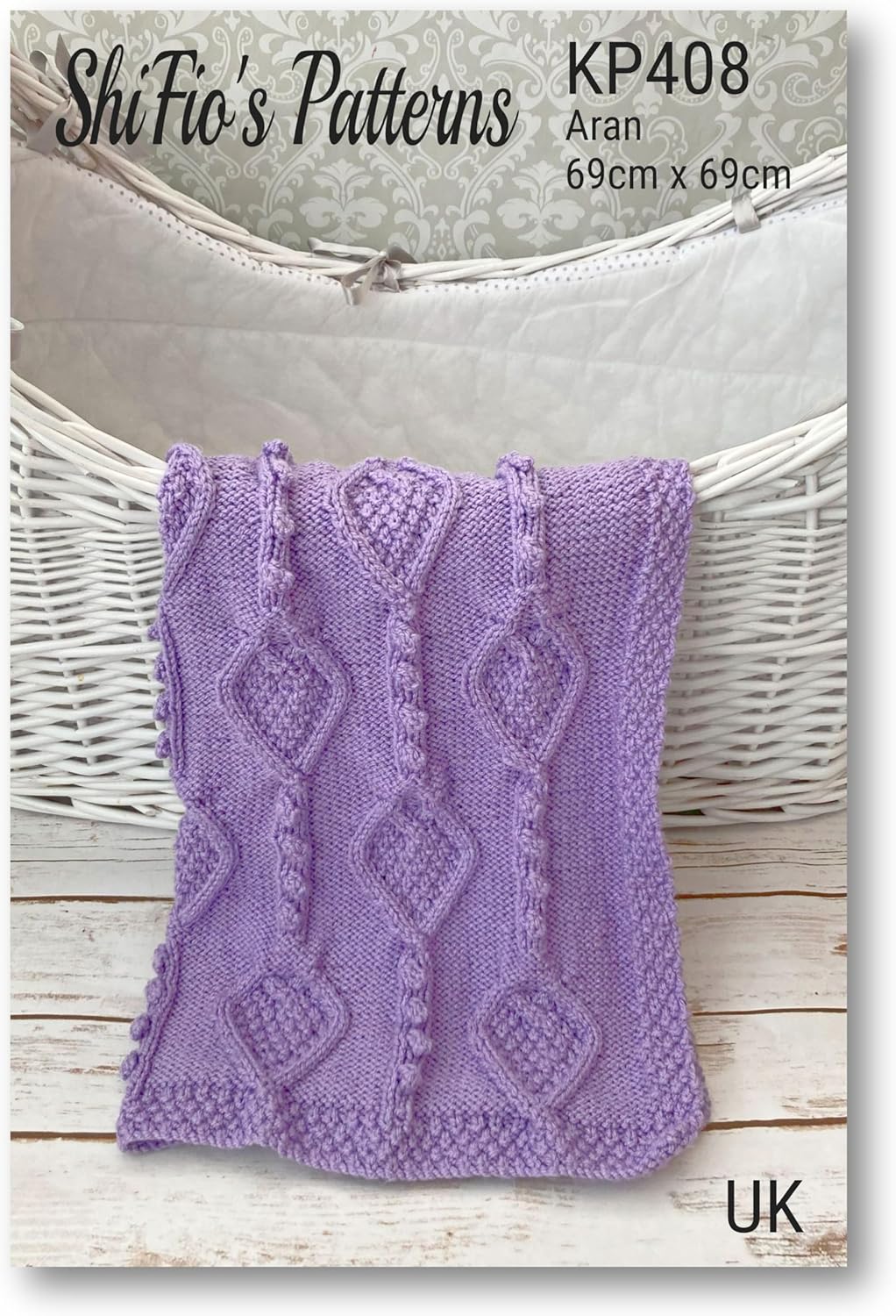 Knitting Pattern for Babies Blanket, Knitted Blanket Pattern Using Aran