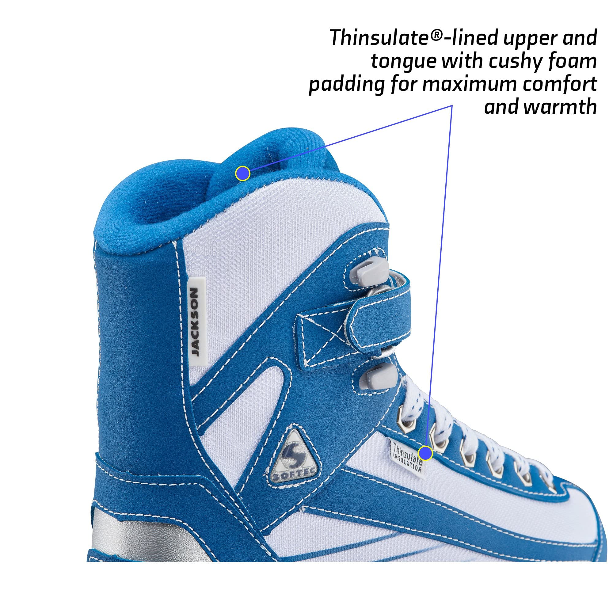 Jackson Ultima ST6107 Sporthockey-Jungen, Farbe: BK (ST6107-BK)
