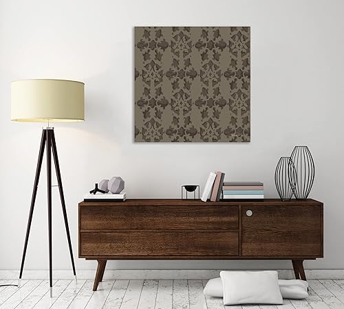 Miniatura 5 de Jaxson Rea "Vintage Petals Pattern VF Gallery Wrapped Canvas by Katie Pertiet, 48" x 48"