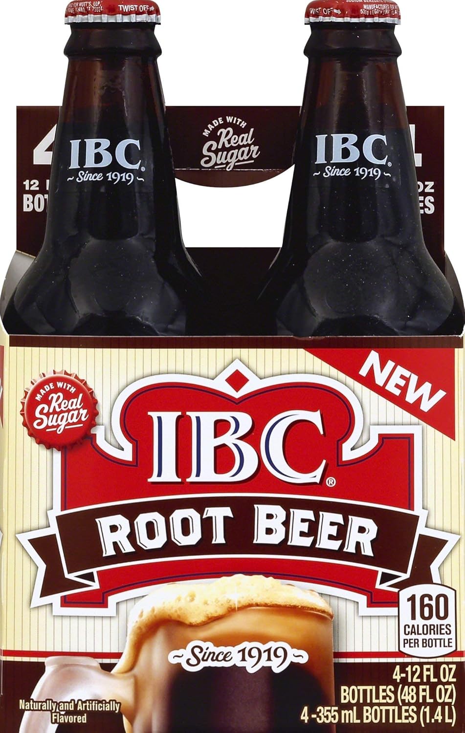 IBC, Root Beer, 12 Fl Oz (pack of 4) Grocery & Gourmet Food
