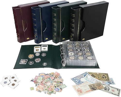 Miniatura 7 de Ursae Minoris Estate Library - Álbum expandible para 200 billetes modernos de Estados Unidos, Canadá, México y más pequeños, fotos, entradas para