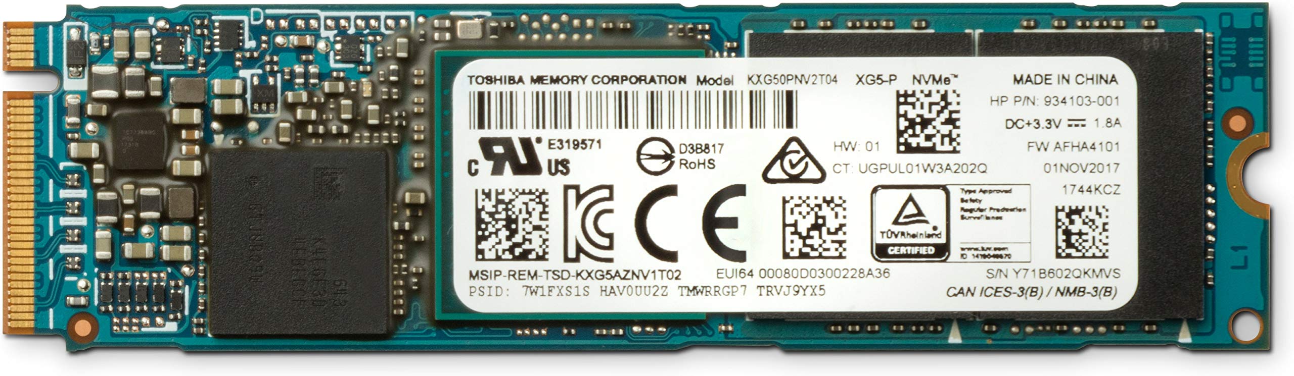 Amazon.com: HP Z Turbo Drive QuadPro 2x512GB PCIe TLC SSD 0.5GB