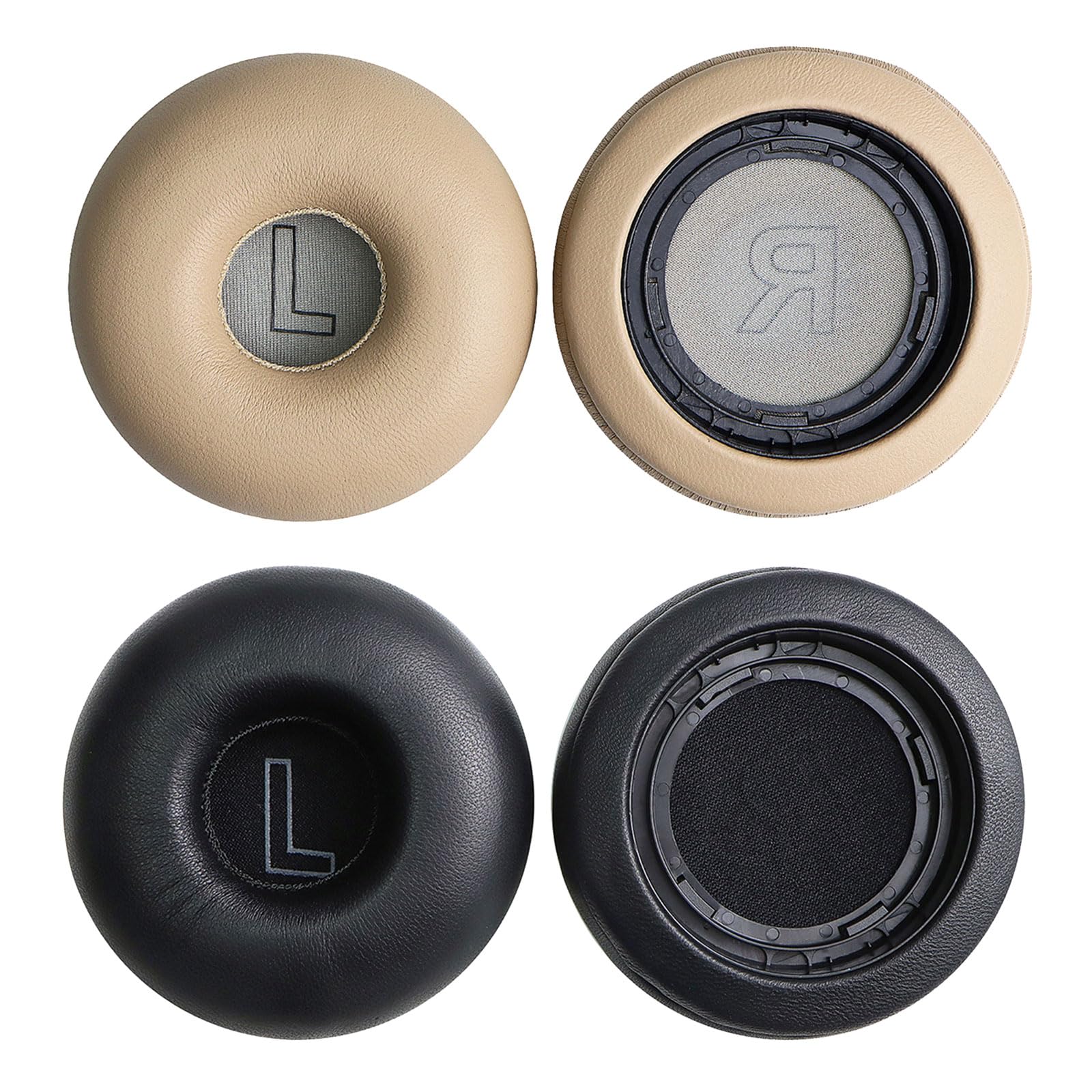 Lujosas almohadillas de piel de oveja para orejas H8i para auriculares, almohadillas de espuma viscoelástica suave para música, cojín de espuma viscoelástica