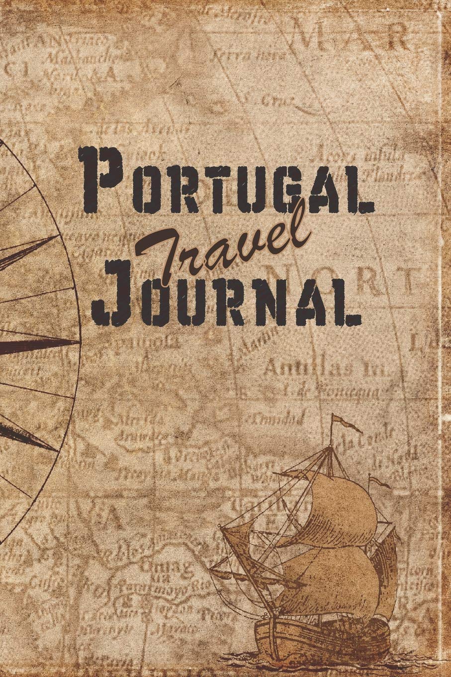 Portugal Travel Journal: 6x9 Travel Notebook with prompts and Checklists perfect gift for your Trip to Portugal for every Traveler