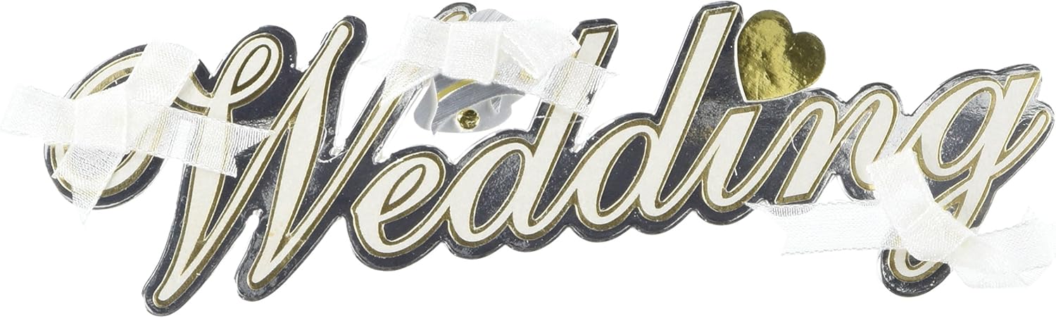Jolee's Boutique Wedding Word Dimensional Sticker