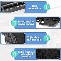 Vista 3 de Funda rígida portátil de 14.1 x 10.6 x 3.5 pulgadas con espuma personalizable en dados que protege equipos, electrónica, herramientas, micrófonos