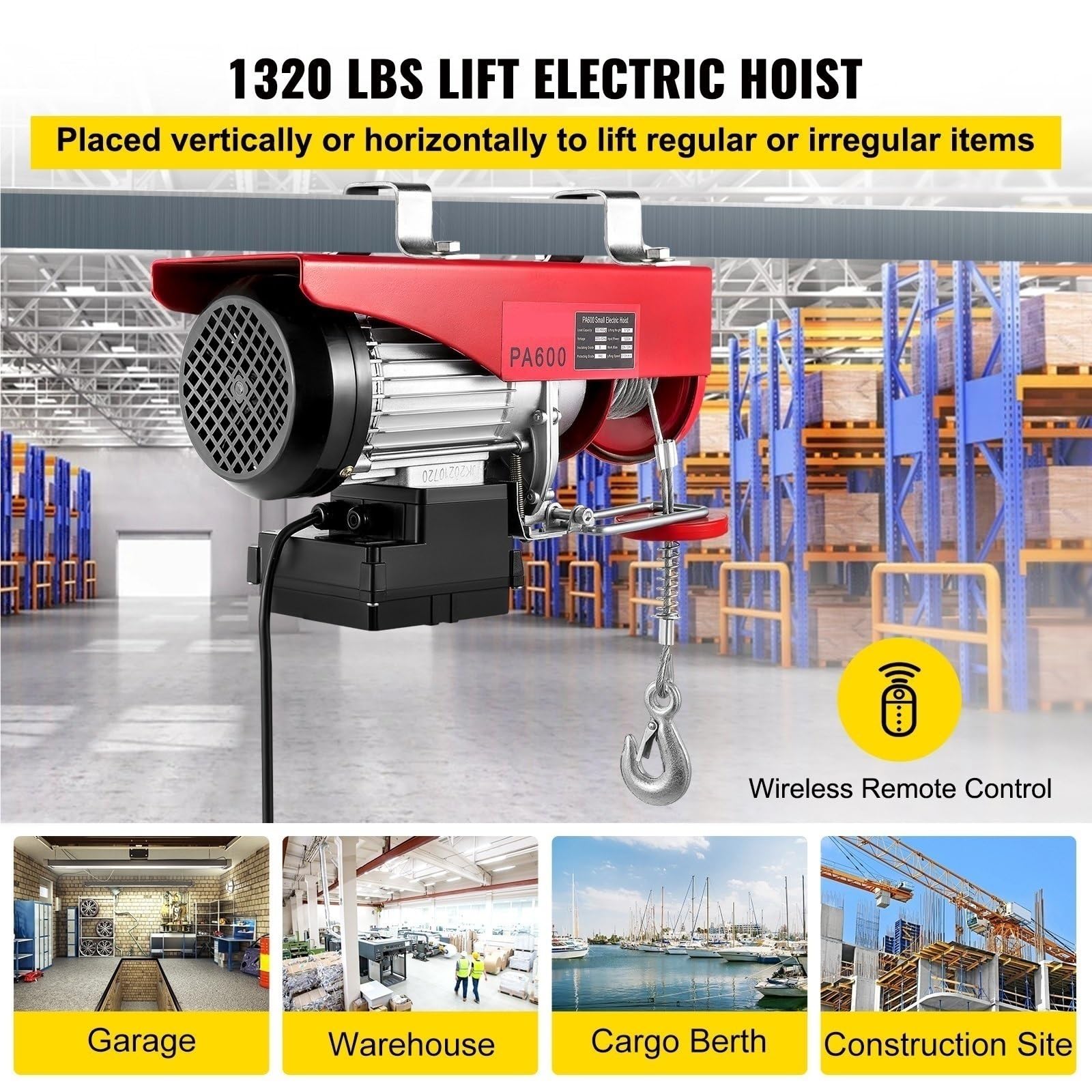 Seilhebezug Elektrische Winden 220V/110V elektrischer Hebezeug