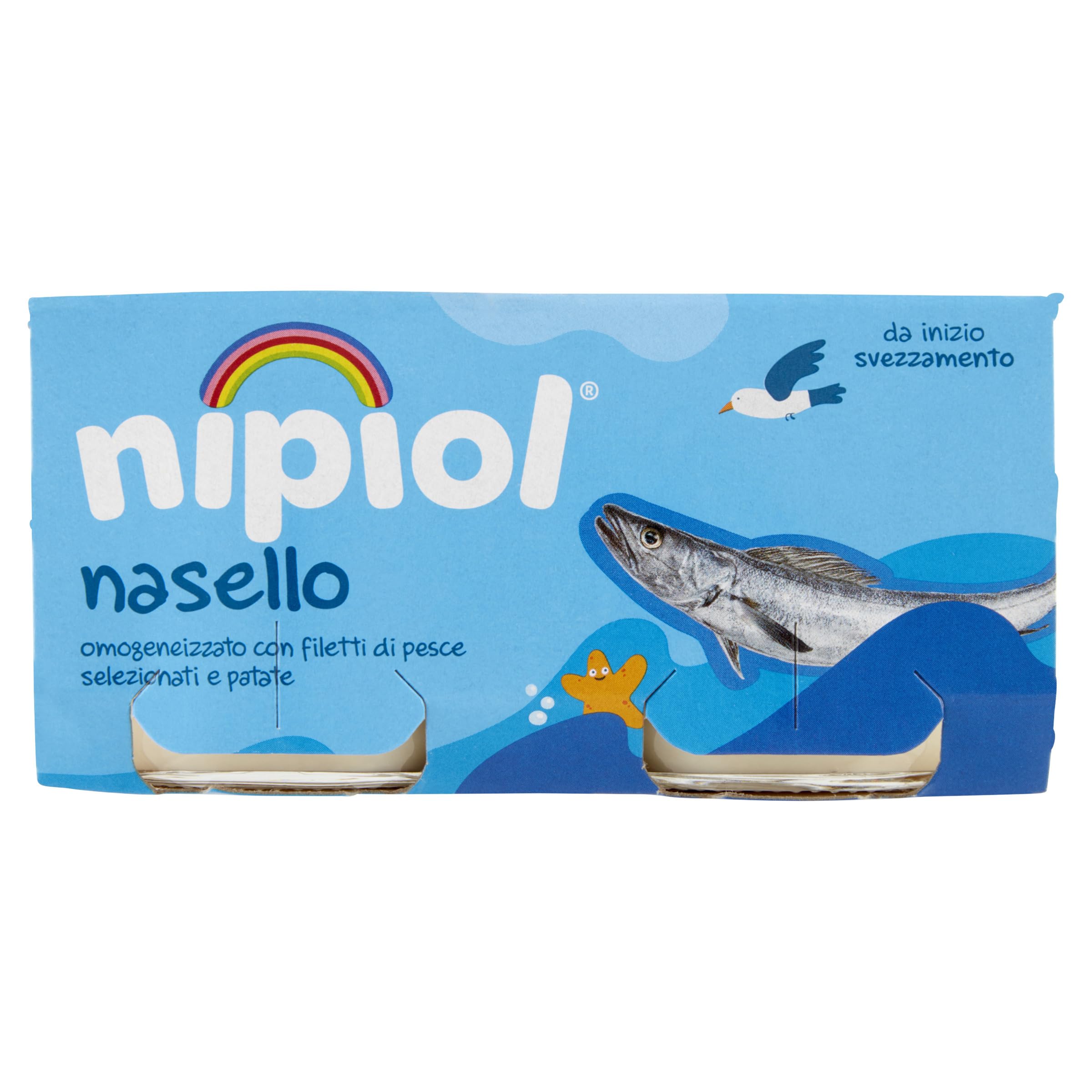 Nipiol Omogeneizzato Nasello - 24 Vasetti da 80gr