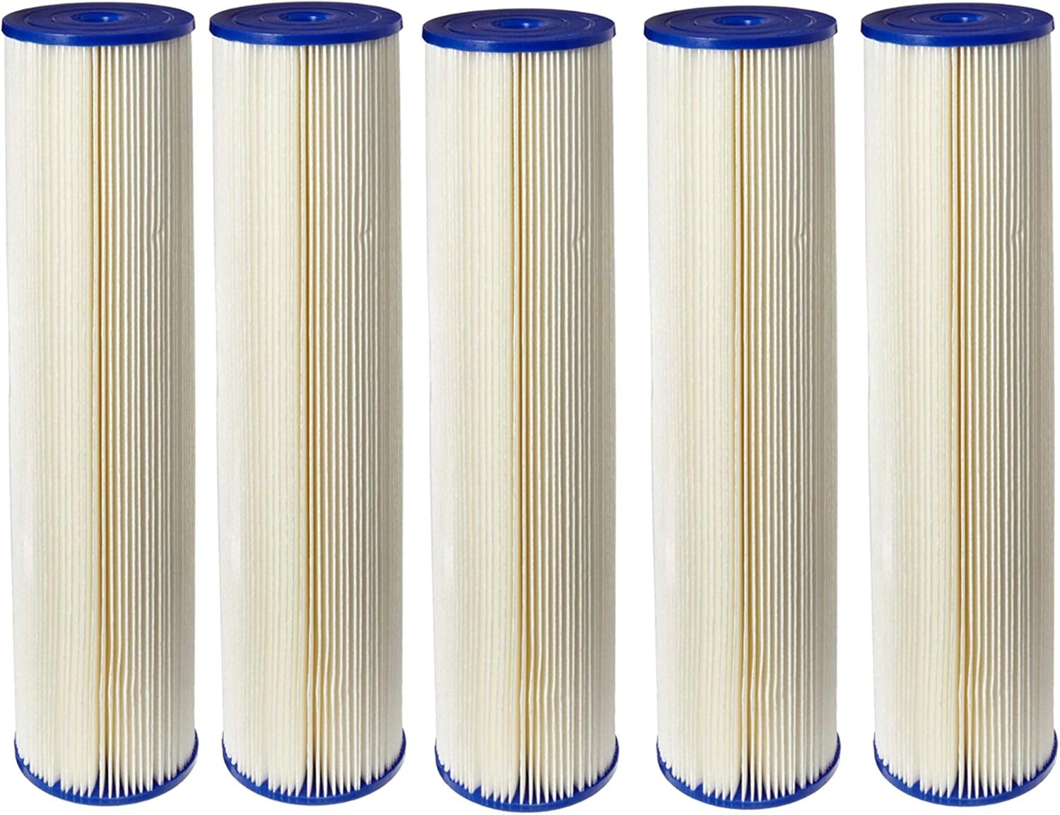 ๐ Crazy Deals Compatible to ECP20-20BB 255495-43 Pleated Cellulose Polyester Filter Cartridge, 20 x 4-1/2 5 PACK Super Big Clearance! Compatible to ECP20-20BB 255495-43 Pleated Cellulose Polyester Filter Cartridge, 20 x 4-1/2 5 PACK