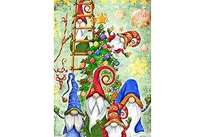 RICUVED Diamond Art Kits for Adults - Christmas Gnome and Tree Diamond Painting