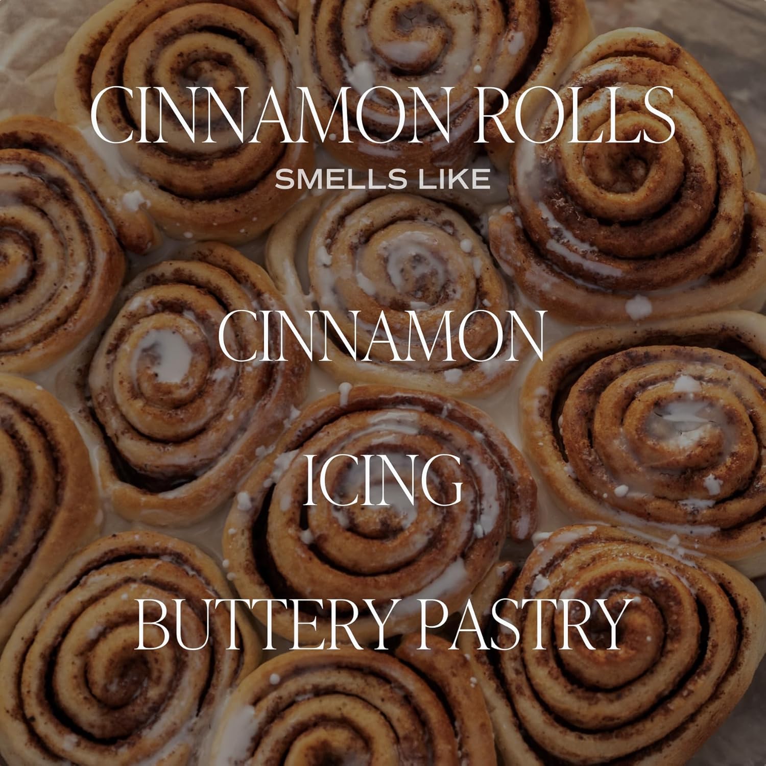 Sweet Water Decor Cinnamon Roll Candle - Fall Candle with Cinnamon, Icing & Buttery Pastry for Home - Soy Candles with 40 Hours Burn Time - 9Oz Black Lid Amber Jar Holiday Scents - Image 4