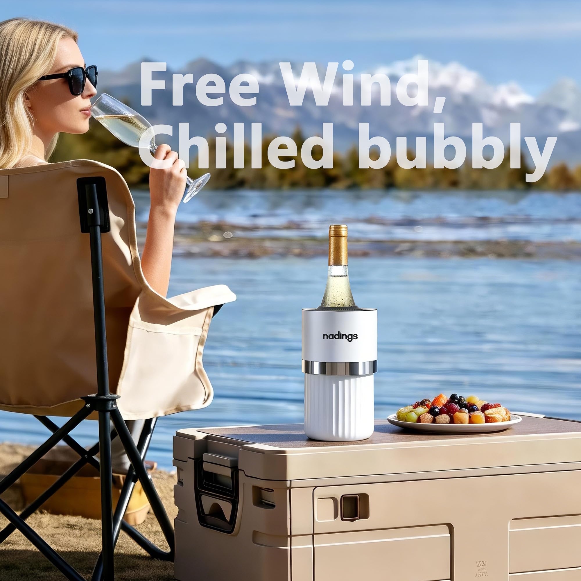 Iceless Wine Chiller, Keeps Cold 6+ Hours, Fits Most Wine Bottles — Amazon image 8