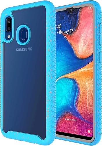 Miniatura 3 de Funda protectora transparente de cuerpo completo resistente con protector de pantalla integrado a prueba de golpes, diseñada para Samsung Galaxy A30