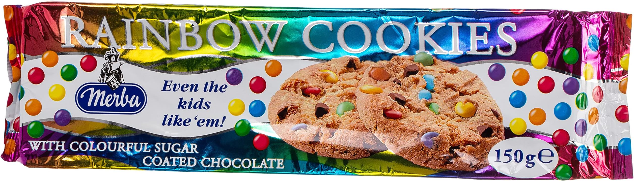 Merba Rainbow Cookies 150g