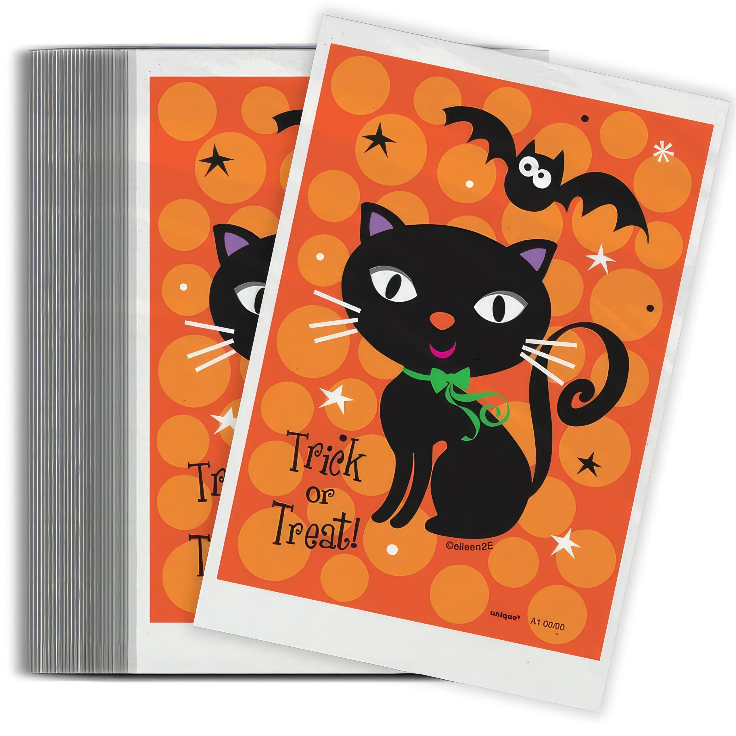 Unique Industries Spooky Cats Party Treat Bags, 4